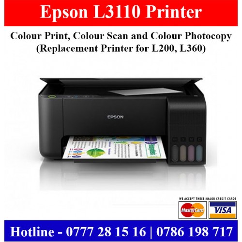Epson L3110 Printer Price Epson L3110 Colour Photocopy Machines Sri Lanka